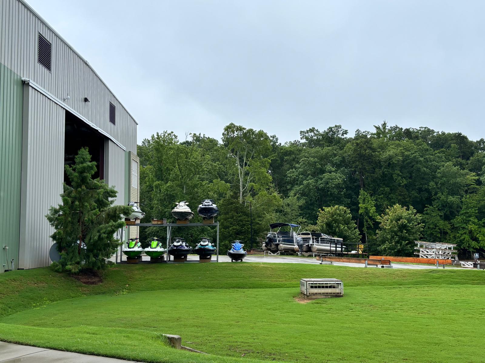 Clients with sold sign at Charlotte border home
